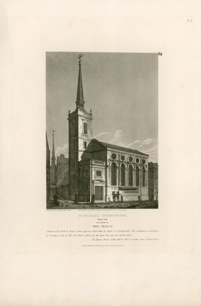 Saint Michel Queen-Hithe, uni avec la paroisse de la Sainte Trinité - English School
