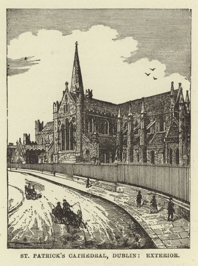 Cathédrale Saint-Patrick, Dublin, Extérieur - English School