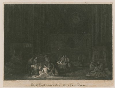 St Pauls converti en maison de peste - English School