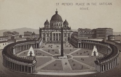 Place Saint-Pierre, Cité du Vatican, Rome, Italie - English School