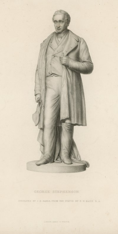 Statue de George Stephenson - English School