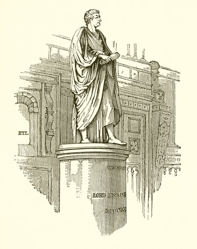Statue de Lord Erskine dans le hall de Lincoln