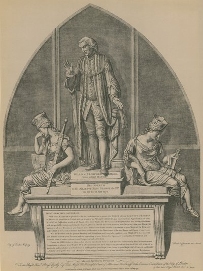 Statue de William Beckford à Guildhall, Londres - English School