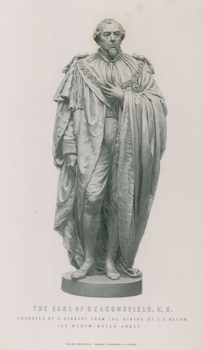 Statue du comte de Beaconsfield - English School