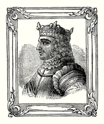 Étienne est né en 1104, couronné en 1135, mort en 1154 - English School
