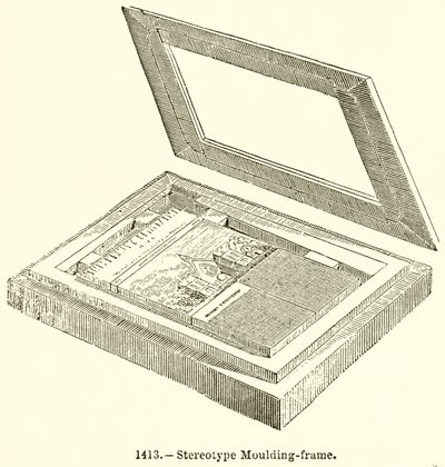 Cadre de moulage de stéréotype - English School