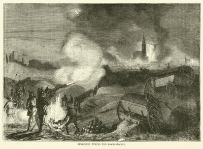 Strasbourg pendant le bombardement, septembre 1870 - English School