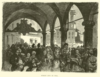 Vie de rue à Pise - English School