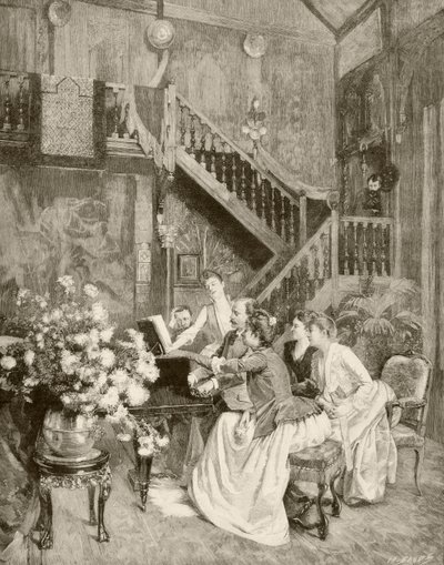 Étudier une partition musicale - English School
