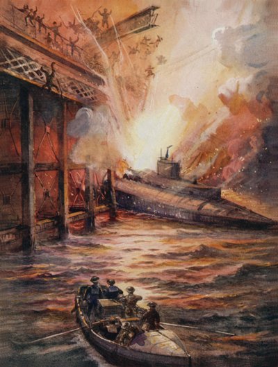 Sous-marin C3, rempli d