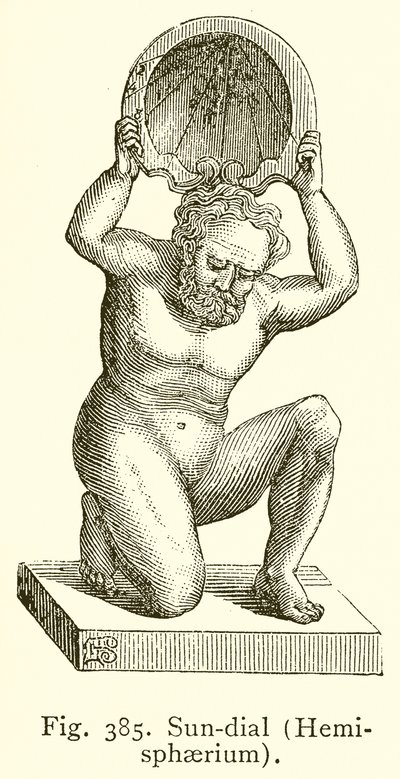 Cadran solaire (Hemisphaerium) - English School