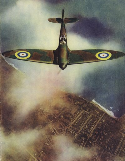 Supermarine Spitfire, vers 1940 - English School