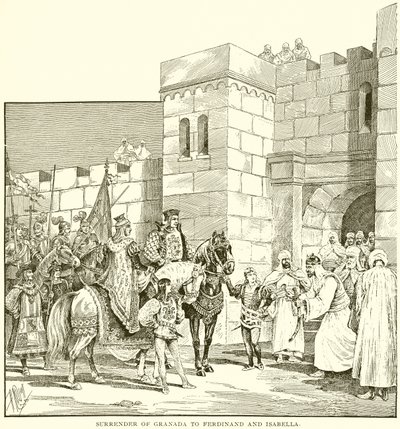 Reddition de Grenade à Ferdinand et Isabelle - English School