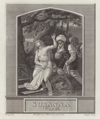 Suzanne et les vieillards - English School