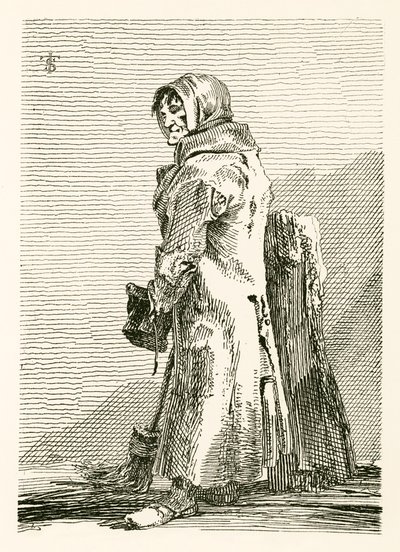 Balayeur du passage en haut de Ludgate Hill - English School