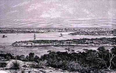 Port de Sydney, Nouvelle-Galles du Sud, Australie, de 