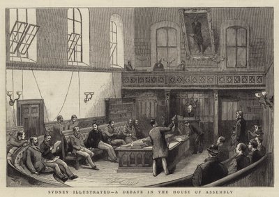 Sydney Illustré, un Débat à la Chambre d