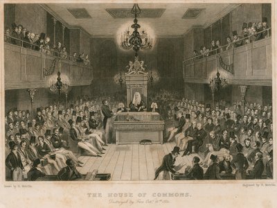 La Chambre des communes, détruite par le feu, 16 octobre 1834 - English School