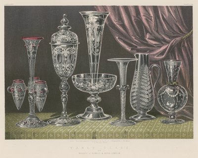 Verre de table - English School