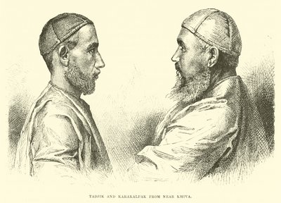 Tadjik et Karakalpak près de Khiva - English School