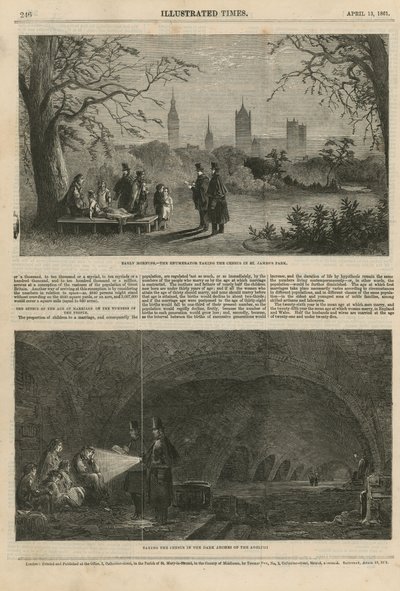 Le recensement à Londres - English School
