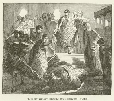Tarquin se jette sur Servius Tullius - English School