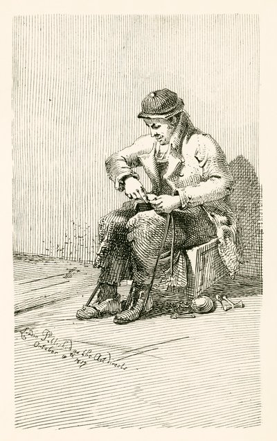Taylor, un cordonnier aveugle - English School
