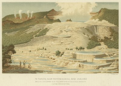 Te Tarata, près de Rotomahana, Nouvelle-Zélande - English School