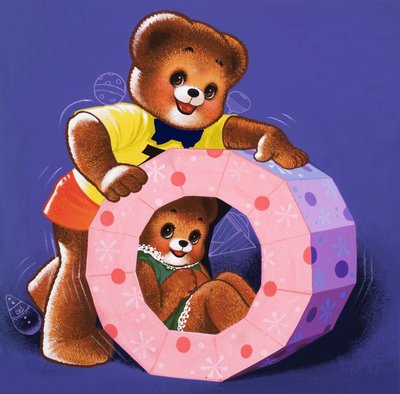Ours en peluche (avec objets cachés) - English School