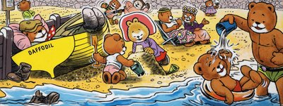 Ours en peluche sur la plage - English School