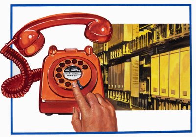 Téléphone et central téléphonique - English School