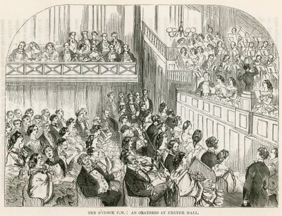 Dix heures du soir : Un oratorio à Exeter Hall - English School
