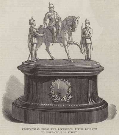 Témoignage de la brigade de fusiliers de Liverpool au lieutenant-colonel R J Tinley - English School