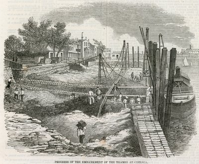 Embankment de la Tamise à Chelsea - English School