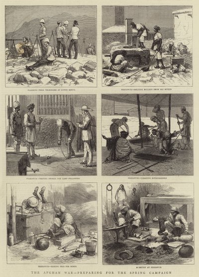 La guerre afghane, préparation pour la campagne de printemps - English School