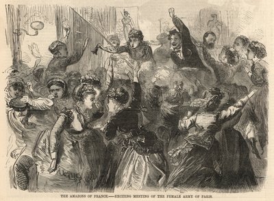 Les Amazones de France; réunion excitante de l