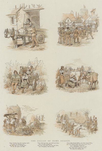 La ballade de Dame Durden - English School