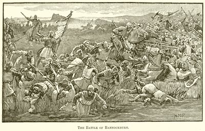 La bataille de Bannockburn - English School