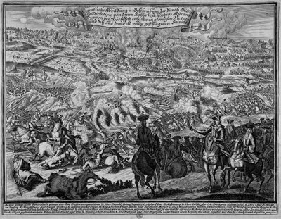 La bataille de Blenheim, 13 août 1704 - English School