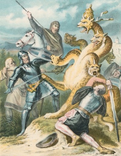 La bataille avec le grand monstre - English School