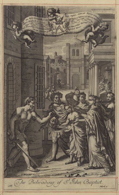 La décapitation de Saint Jean-Baptiste - English School