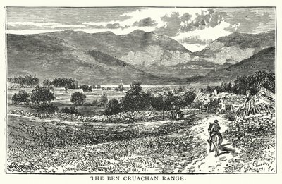 La chaîne de Ben Cruachan (gravure) - English School