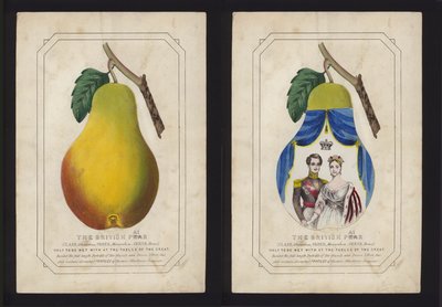 Le couple britannique, la reine Victoria et Albert, prince consort - English School