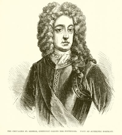Le chevalier St. George, communément appelé le Prétendant - English School