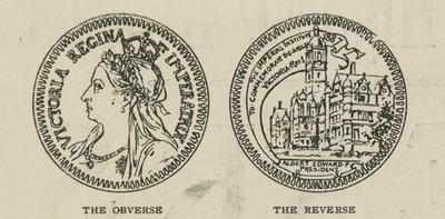 La Médaille Commémorative présentée à Sa Majesté par le Prince de Galles en tant que Président de l