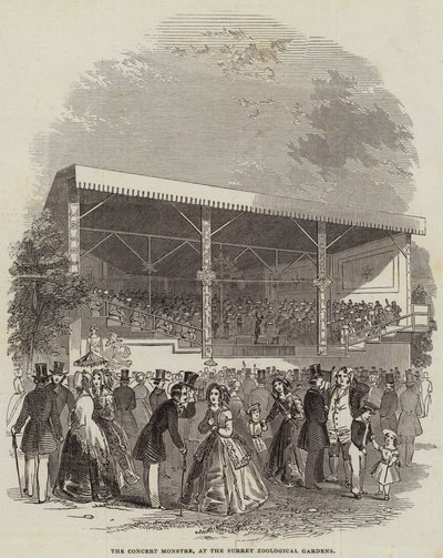 Le Concert Monstre, aux jardins zoologiques de Surrey - English School