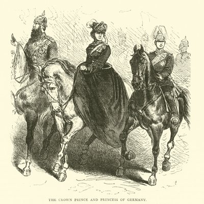Le prince héritier et la princesse d