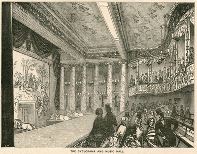 Le Cyclorama et la Salle de Musique au Colosseum, Londres - English School