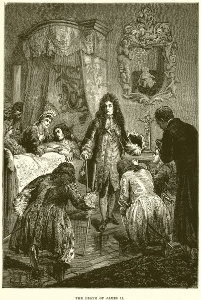 La mort de Jacques II - English School