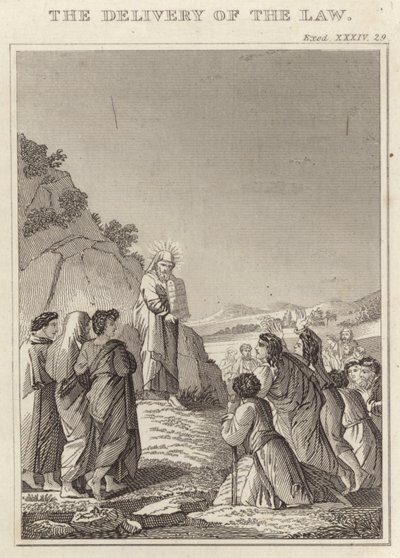 La remise de la Loi - English School